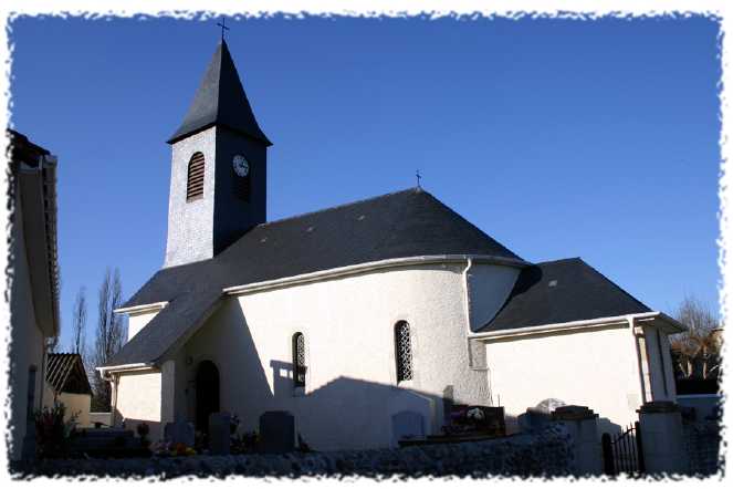 Photo de l'église Saint-Jacques de Besingrand - département 64