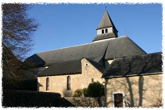 photo de l'église Saint-Blaise de Lacommande département des Pyrénées-Atlantiques