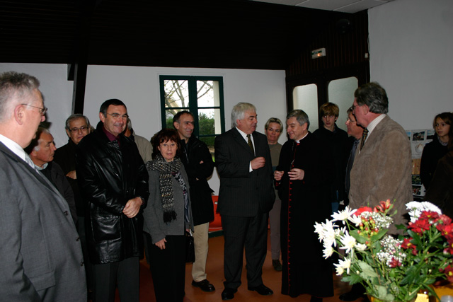 Photo de la visite de Monseigneur Aillet