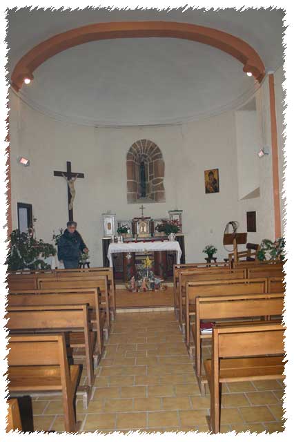 photo de l'intérieur de l'église de tarsacq