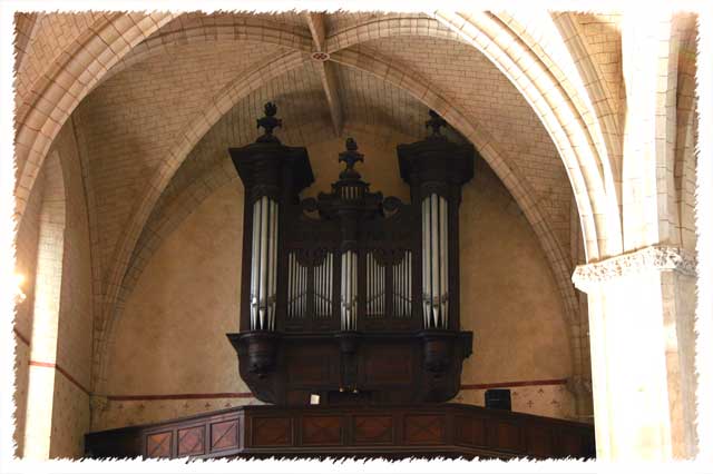 Photo de l'orgue de l'église St-Girons de Monein