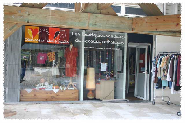 boutique solidaire du Secours CAtholique à Mourenx